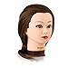 Mannequin Head with 100% Human Hair, 22 Inches Long, Auburn Shade, Hands-On Practice for Cosmetology and Hairdressing Students, by Adolfo Design