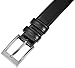 Marino’s Men Genuine Leather Dress Belt with Single Prong Buckle - Black - 48