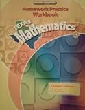 Paperback Macmillan McGraw-Hill Texas Mathematics K: Homework Practice Workbook Book