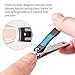 FIXBODY Nail Clipper Set – Stainless Steel Fingernails & Toenails Clipper Cutter with Leather Case, Set of 2 (Straight & Curved)