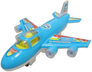 Electric Airliner 747 Kids Action Airplane, Plane With Attractive Lights And Sounds - Changes Direction On Contact - Bump And Go