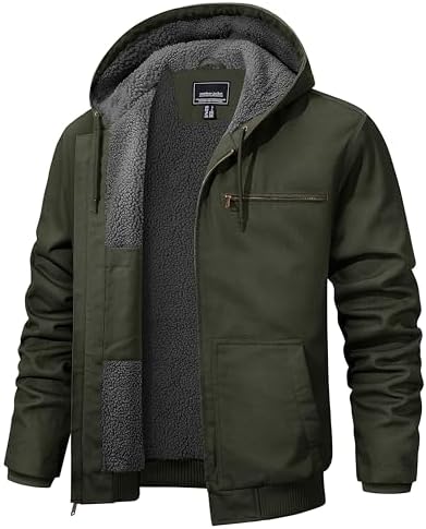 Amazon.com: CHEXPEL Mens Fall and Winter Utility Jacket Relaxed