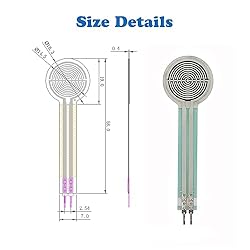 Force Sensing Resistor, Pressure Sensor, 20G-6KG