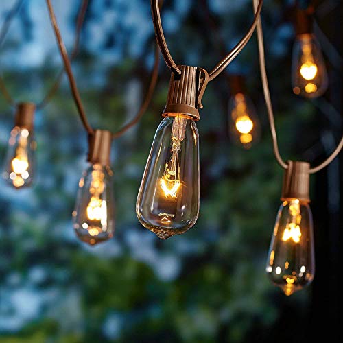 Better Homes and Gardens Edison String Lights Brown Wire