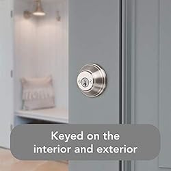 Baldwin Round, Double Cylinder Front Door Deadbolt