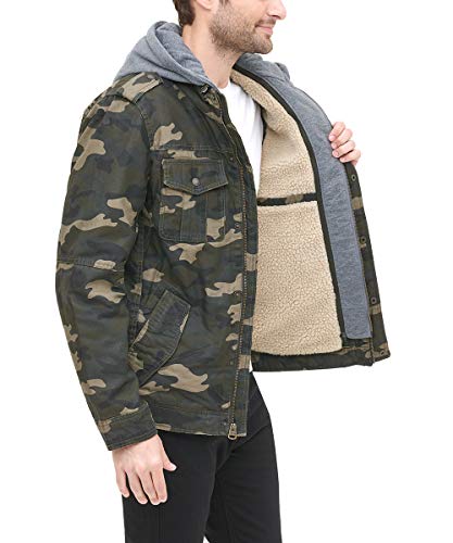levi's men's washed cotton shirt jacket 