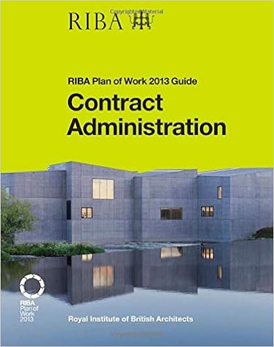 Amazon Com Contract Administration Riba Plan Of Work 2013 Guide