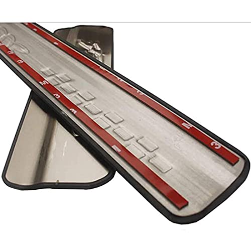 4Pcs Auto Roestvrij Staal Instaplijsten Kick Platen, voor XXXX Protector Plaat Pedaal Buitenste Platen Drempel Guard… - Afbeelding 6