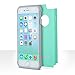 ULAK Compatible with iPhone 6S Case/iPhone 6 Case for Women, Soft Silicone Hard PC Back Protective Phone Cover for iPhone 6/6S 4.7 inch, Mint Green