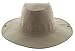 JFH GROUP Wide Brim Unisex Safari Outback Summer Hat with Neck Flap (Brown FB, Medium)