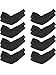 Boao 8 Pairs Unisex Arm Sleeves UV Sun Protection Cooling Sleeves for Driving Jogging Golfing Riding Outdoor Activities (Black)