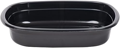 Oven Safe Food Storage Containers -Meal Prep, Portion Control freezer to oven food pans 1 Compartment 31OZ -Reusable, Microwave, Dishwasher &amp; Freezer Safe - Strong PET Plastic -6 Pack by HomeryWare