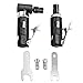 Goplus 2PCS Air Die Grinder Set, Straight/Angled Air Die Grinder Kit with 1/4’’ and 1/8’’ Collets, Compact Air Power Die Grinder for Grinding, Chamfering, Polishing (2PCS Air Die Grinder Set)