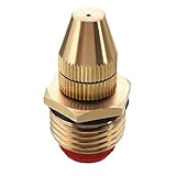 WANGSCANIS® 1/2 Inch Garden Misting Nozzle Multiple Spray Patterns Brass Adjustable