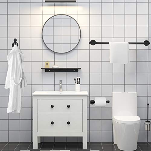 Industrial Pipe Bathroom Hardware Accessory 3 Piece Set with 26.7