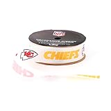 Offray NFL Football Kansas City Chiefs Ribbon, 7/8 Inch