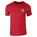 Portugal Soccer Retro National Team Football Graphic Tee T-Shirt for Men