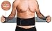Back Brace Support Belt - Copper Infused - Breathable Mesh & Dual Adjustable Straps - Anti Microbial - Helps Lumbar Pain, Back Pain, Lower Back Support (L/XL Navel: 37