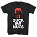 Suck My Nuts TWD Black T Shirt Abraham The Walking Dead Shirt