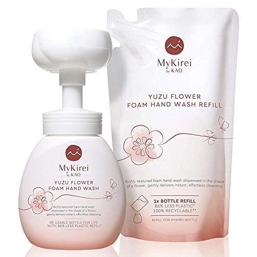 MyKirei by KAO Foaming Hand Soap with Japanese Yuzu Flower, Nourishing
