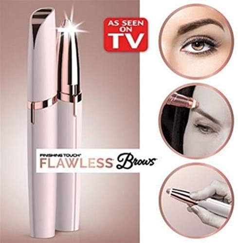 Electric Finishing Touch Flawless Brows Hair Remover Face Eyebrow Repair Eyebrows LED Light