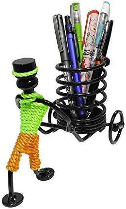 SAB SE TEJ Stylish Metal Pen Stand Cycle