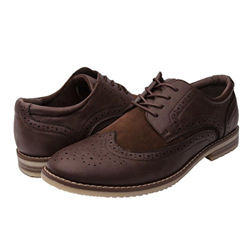 Globalwin Mens Dark Brown Oxford Shoes 7 5m Dark Brown  display picture 2