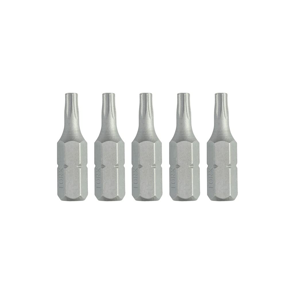 dewalt DT7255-QZ SCREWDRIVER BITS FOR TORX SCREWS - 25MM LENGTH 5 Silver