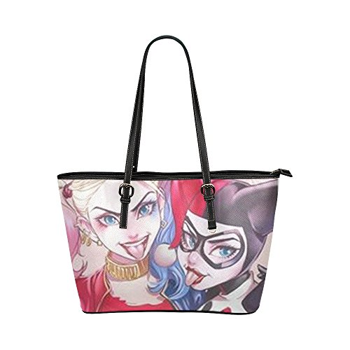 Harley Quinn Travel Bag. Angelinana Custom Harley Quinn Artwork Leather