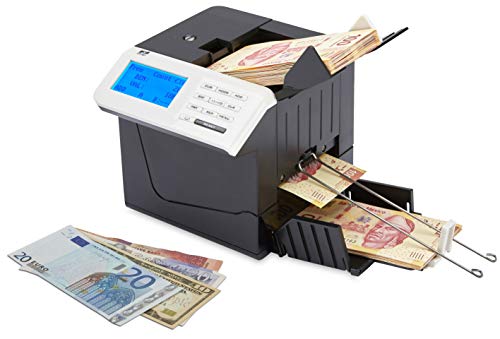 ZZap D50i+ Battery Powered Mixed Denomination Bill Counter & Counterfeit Detector - Money Cash Currency CIS Value Machine