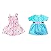 TOYYSB 4pcs Doll Clothes and 4pcs Shoes fits 14 inch 14.5 Inch Doll American Girl Wellie Wishers Willa Dolls