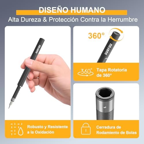 Conjunto de Chaves de Fendas de Precisão 49 IN 1, Pequenas Pontas de Chave de Fendas Portátil Magnética para iPhones, Switch, PS4, PS5, Xbox, PC, Mac, Portátil, Computador, Óculos