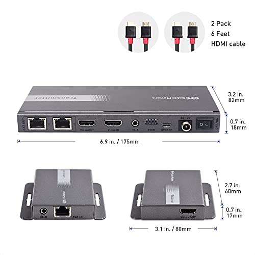 Cable Matters 4K 1x2 HDMI Extender Splitter (4K HDMI Over