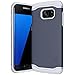Galaxy S7 Edge Case, LK [Armor Shield] Shock Absorbent Hard PC Cover + TPU Inner Hybrid Defender Case For Samsung Galaxy S7 Edge (Navy Blue)