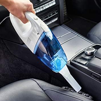 Vibrat Enterprise Powerful Portable and High Power Plastic 12V High Power Handheld Portable Lightweight Vacuum Cleaner for Car(Multicolour)