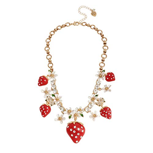 saturn pearl necklace betsey johnson