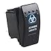 ESUPPORT Car Blue LED Zombie Light Rocker Toggle Switch ON OFF 12V 20A, 24V 10A
