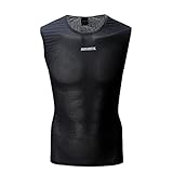 SIMPLORE Men Micromesh Sleeveless Performance Base Layer Cycling Running