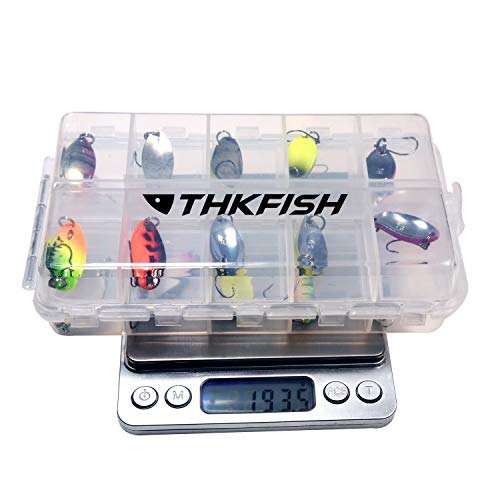 THKFISH Spoons Forelle Set Blinker Angeln Spinner Angelköder Spinner Forelle Köder Set Kunstköder 12stk/20stk/15stk/box – Bild 7