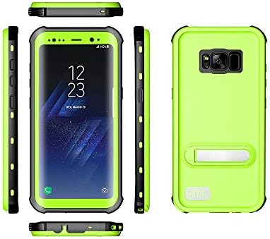 Samsung Galaxy S8 Plus Waterproof Case, Premium Full Sealed Underwater Shockproof Dirt-proof Snow-proof Case with Kickstand Cover for Galaxy S8 Plus 2017 Release, Retail Package (Fruit Green)