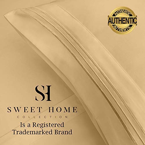 1500 Supreme Collection Extra Soft RV Queen Sheets Set, Camel Luxury