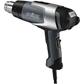 Steinel - 110025597 HL 2020 E Professional Heat Gun, LCD-Display, 1600 W, hot air Gun for Welding tarpaulins, Window tinting, Variable Temperature and Airflow, fits 1.34" Standard nozzles