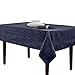 Benson Mills Solid Chagall Spillproof Fabric Table Cloth, for Everyday, Parties, Weddings, & Holiday Tablecloth (60