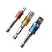 Gunpla 3 Pieces Impact Socket Adapter Set 1/4" 3/8" 1/2" Inch Drill Extension Cr-V Sets Hex Shank Power Automotive Drilling Tools Joint Extension High Speed Nut Driver Drive