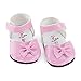 Emily Rose Doll Clothes - 3 Pack 18-Inch Doll Shoes Value Gift Set: Pink Shoes, White Sandals and Black Boots | Accessories Compatible with 18