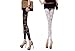 Voglee New Sexy Lady Rose Floral Lace Tights Leggings Slim Pants (one size, Black)