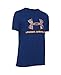 Under Armour Boys' UA Camo Fill Big Logo Short Sleeve T-Shirt Youth Medium Caspian