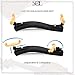 SOL Universal Violin Shoulder Rest with 2 Rosin Stones - Adjustable Collapsible Fiddle Pad with Gel Feet for 3/4 and 4/4 Violins