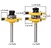 2 Pcs/set Tongue & Groove Router Bit Set 3/4
