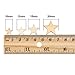 Nuanchu 400 Pieces Mini Wooden Stars Slices Mixed Size Embellishments Wooden Star Shape Tags for Christmas Wedding Party DIY Crafts Table Scatter Decoration